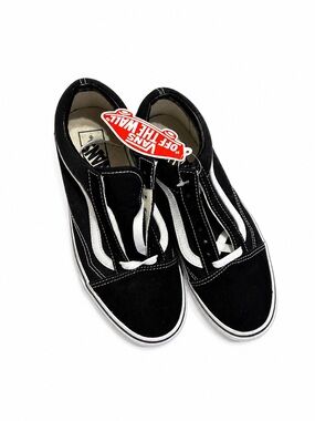 Vans Old Skool Black White SZ 8 New Classic Skate Sneakers Unisex streetwear Y2K
